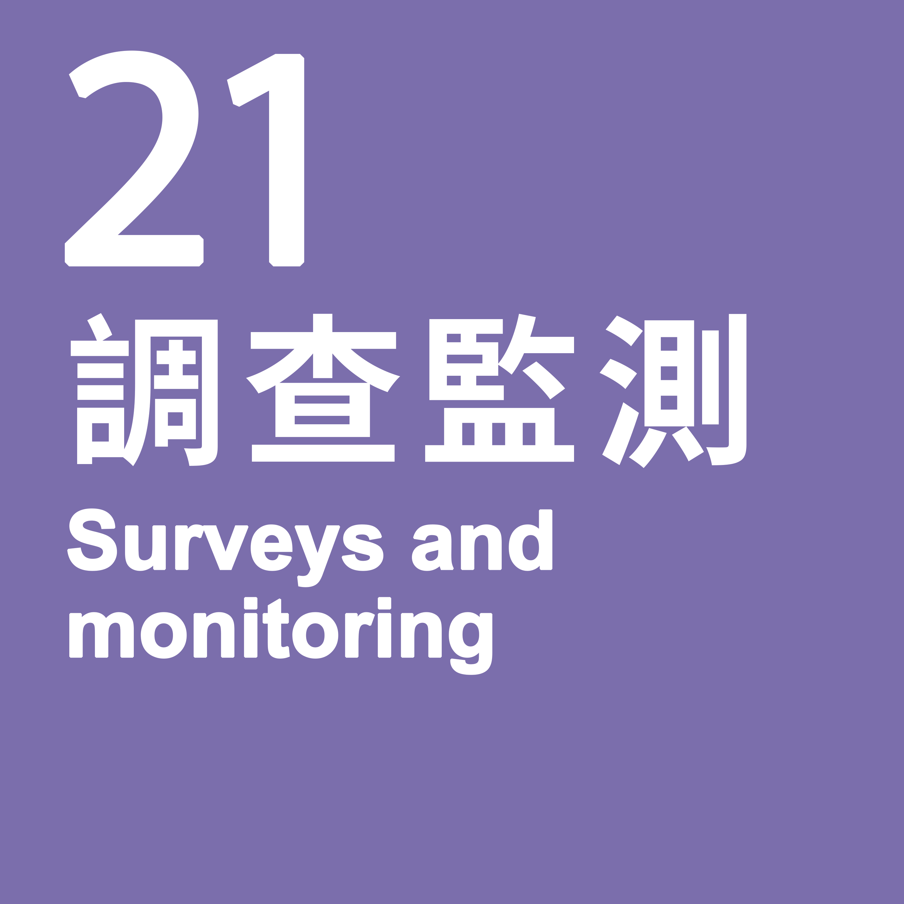 21. Biodiversity surveys and monitoring